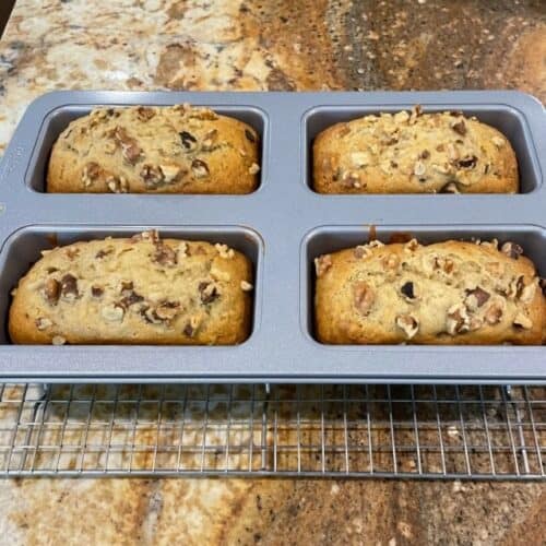 Mini Banana Nut Bread (Small Loaf) Bread Dad