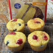 cake mix muffins