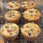 cranberry walnut muffins